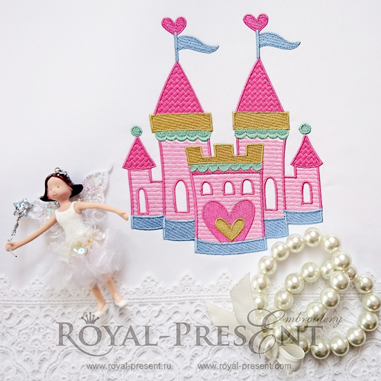 Machine Embroidery Designs Castle for a Princess