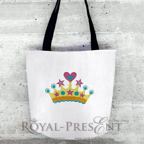 Machine Embroidery Designs Princess Crown
