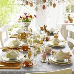 Machine Embroidery and Easter Table Setting