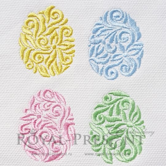 Machine Embroidery Designs Decorative eggs Set of Machine Embroidery Designs Decorative eggs