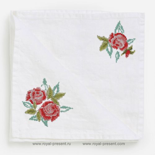 Cross-stitch Machine Embroidery Designs Roses