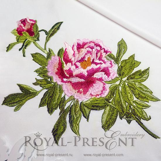 Machine Embroidery Designs Peonies