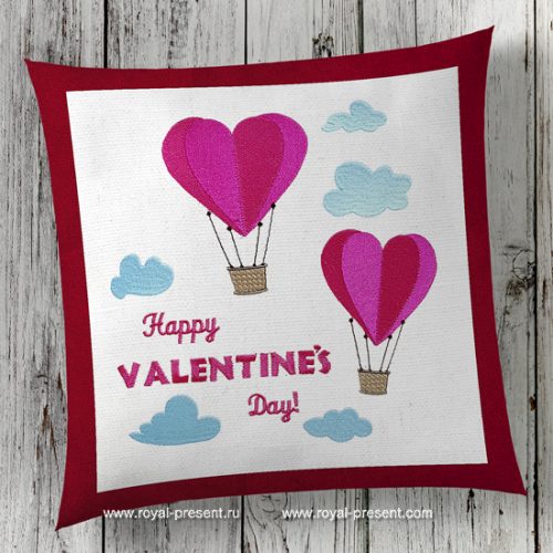 Machine Embroidery Designs Happy Valentines day