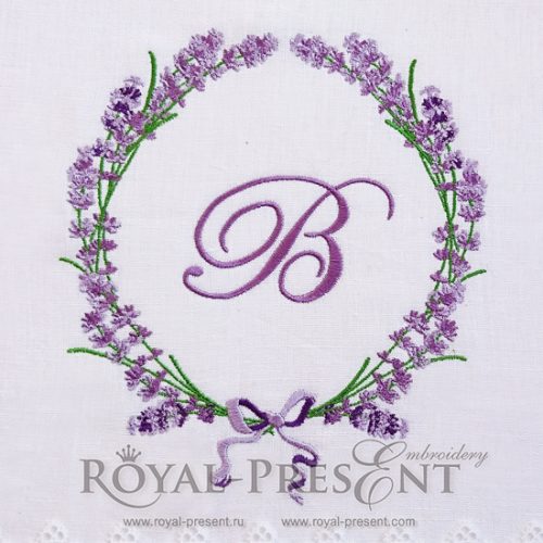 Machine Embroidery Design Fragrant lavender