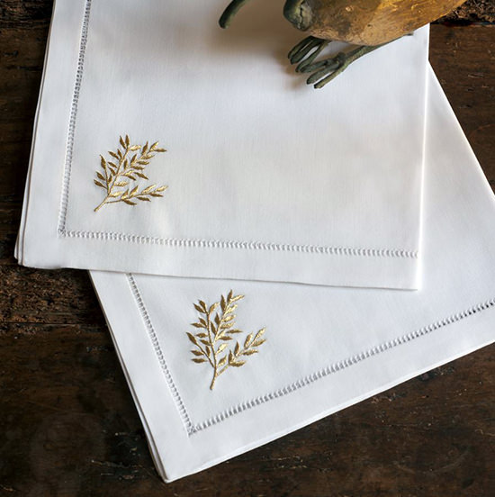 Machine Embroidery Design Gold leaves