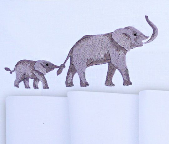 Machine Embroidery Design Elephants
