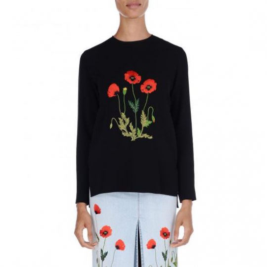 Machine Embroidery Design Poppies like Stella McCartney made