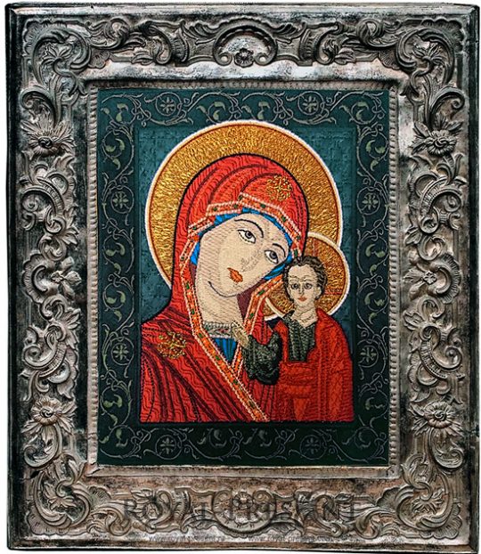Machine Embroidery Design Icon Our Lady of Kazan