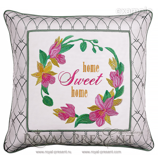 Machine Embroidery Design Beautiful orchids