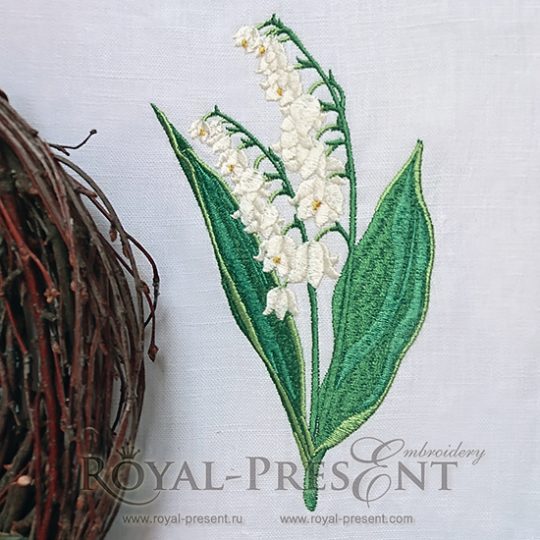 Lily of the Valley Embroidery 