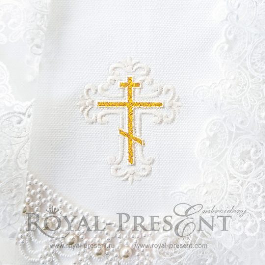 Machine Embroidery Design Gorgeous Cross