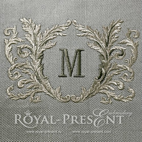 monogram frame – Embrilliance Embroidery Software