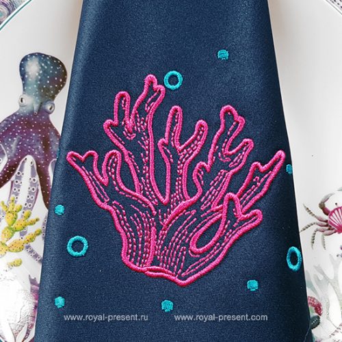 Corals Machine Embroidery Design