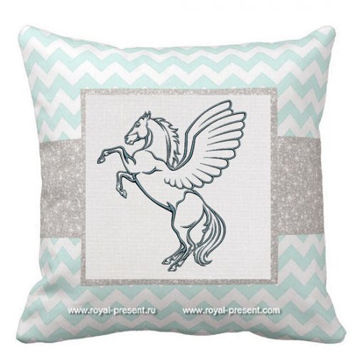 Pegasus Machine Embroidery Design - 3 sizes