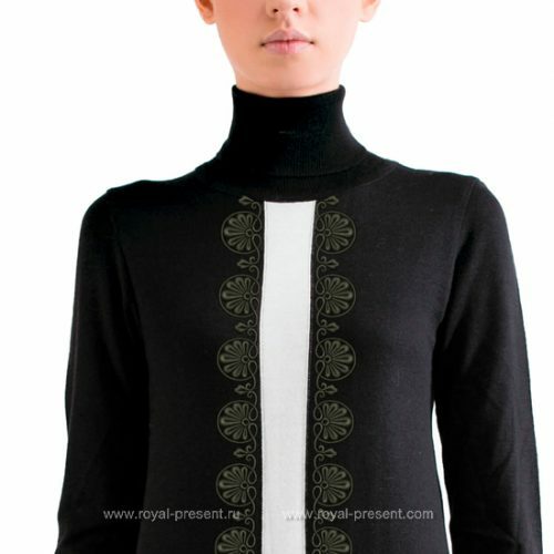 Free Machine Embroidery Design Classic Border