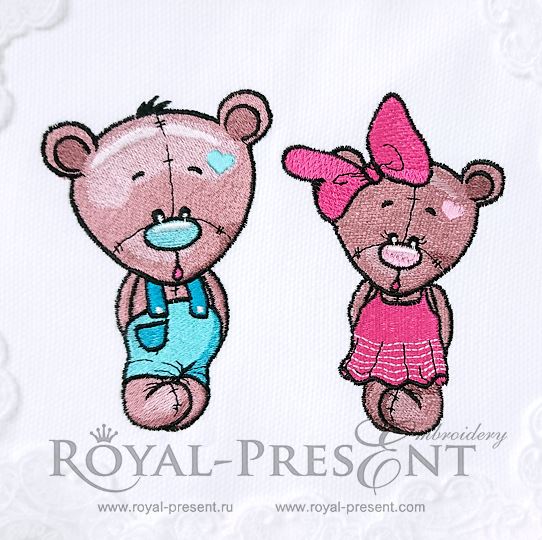 Machine Embroidery Designs Bear cubs