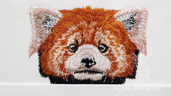 Pocket Red Panda Machine Embroidery Design