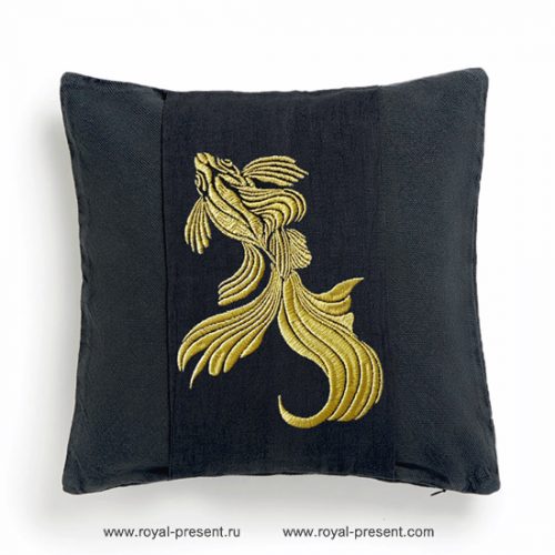 Gold Fish Machine Embroidery Design