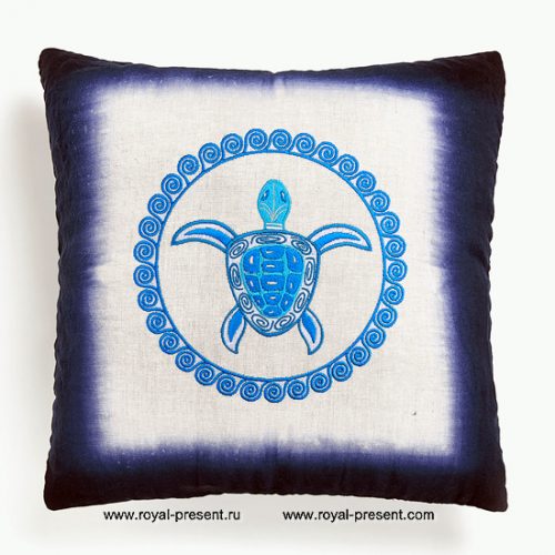 Machine Embroidery Design Turtle