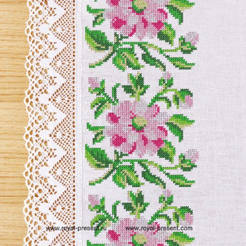 Bouquet Cross-stitch Machine Embroidery Design