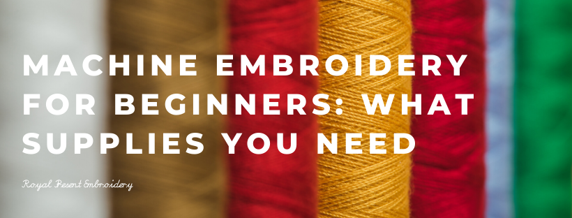 Machine embroidery for beginners