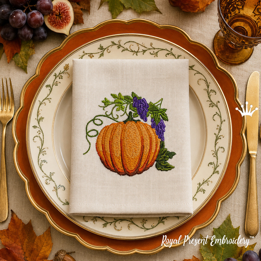 Free Pumpkin Machine Embroidery Design Download – No Sign-Up