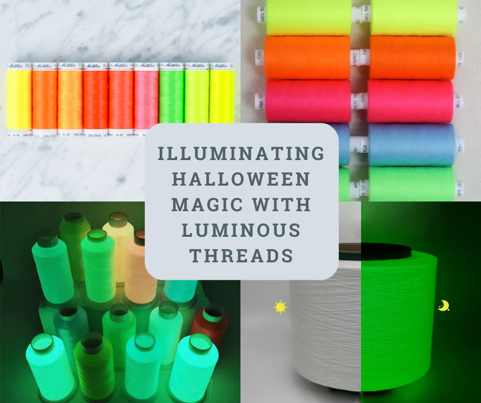 Luminous Threads in Machine Embroidery