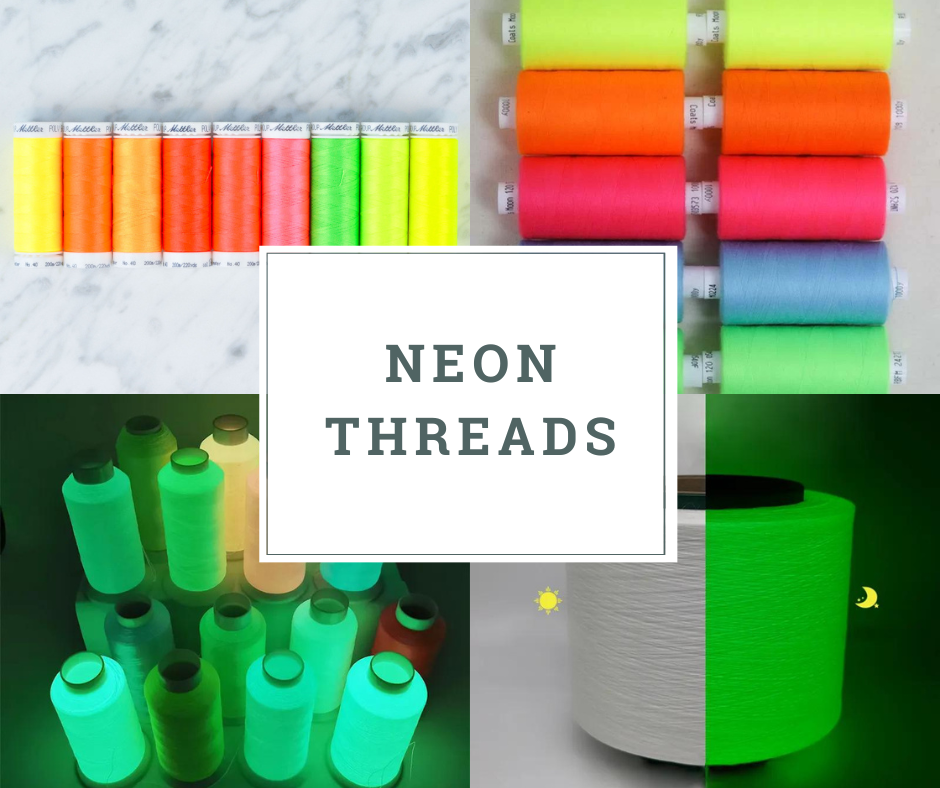 Glowing Accents with Neon Threads:
