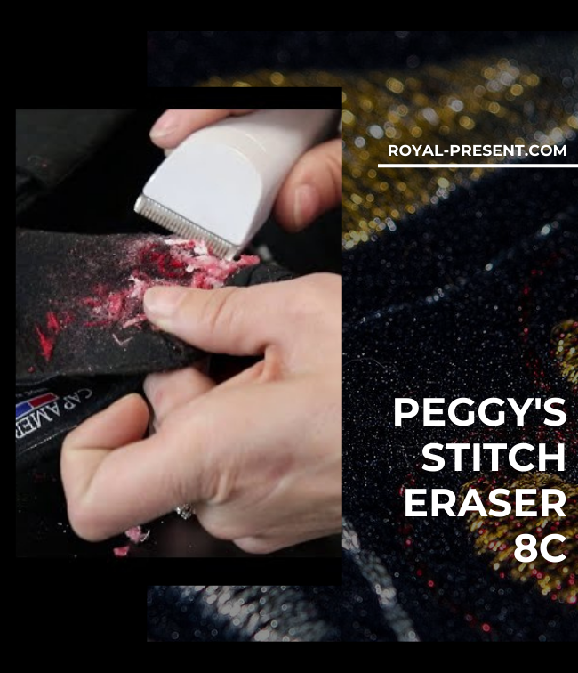Peggy's Stitch Eraser 8C - Cordless Seam Ripper: Your Embroidery Lifesaver
