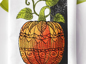 Autumn Pumpkins machine embroidery designs