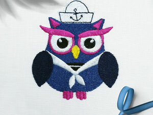 Explore Captain and Pirate Owls Machine Embroidery Designs