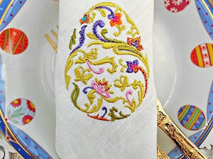 Easter eggs machine embroidery designs