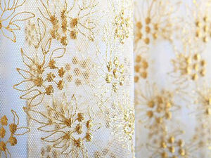 Lace on tulle embroidery designs