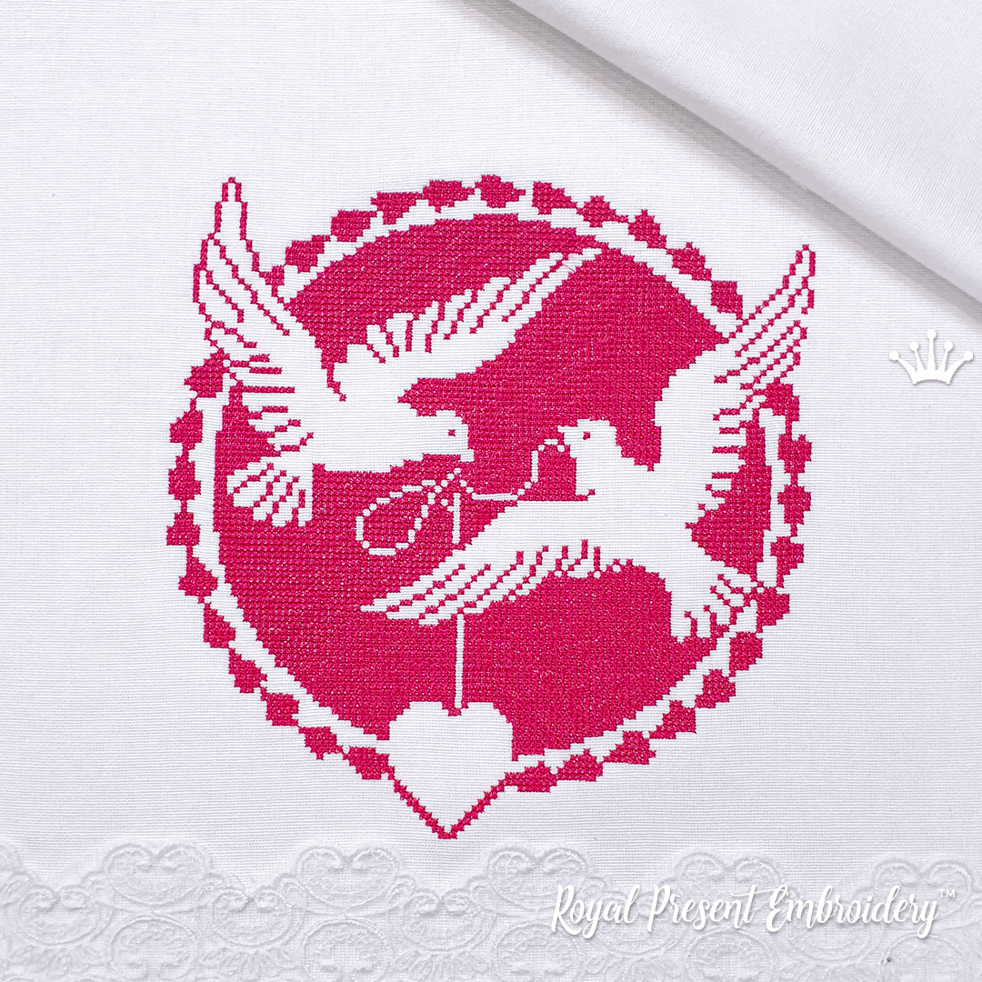 Small wedding card/two sizes/5x7 hoop – Embroidery by TM - designs