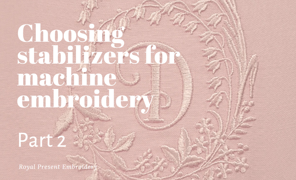 A Detailed Guide To Embroidery Backing & Toppings (stabilisers) •  Embroidery Warehouse