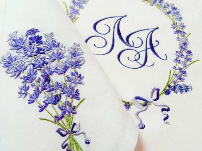 Machine Embroidery Designs Fragrant lavender Royal Present Embroidery